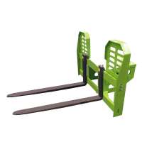 High quality pallet fork for backhoe excavator with replaceable adapter