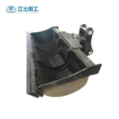 JT hydraulic double cylinder tilting mud bucket  cleaning bucket for excavator