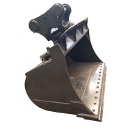 2T 1000mm Excavator Hydraulic Tilting Grading Bucket