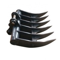 RSBM root rake bucket brush rake for excavator and backhoe