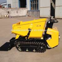 Hot sale machine electric wheel barrow motor crawler mini dumper